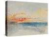 Sunset, C.1845-J. M. W. Turner-Stretched Canvas