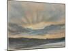 Sunset, c.1850-Ferdinand Victor Eugene Delacroix-Mounted Giclee Print