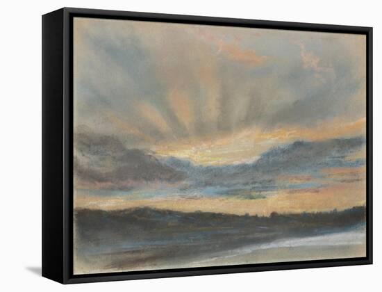 Sunset, c.1850-Ferdinand Victor Eugene Delacroix-Framed Stretched Canvas