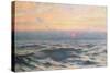 Sunset, c.1900-Alexander Harrison-Stretched Canvas