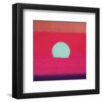 Sunset, c.1972 40/40 (fuchsia)-Andy Warhol-Framed Art Print