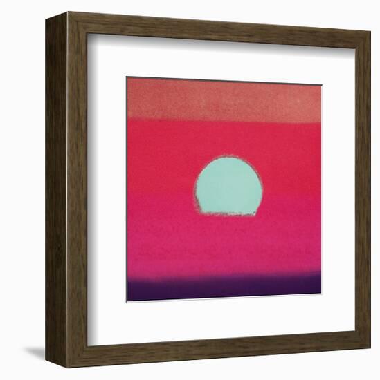 Sunset, c.1972 40/40 (fuchsia)-Andy Warhol-Framed Art Print