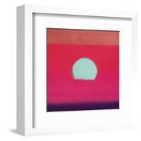 Sunset, c.1972 40/40 (fuchsia)-Andy Warhol-Framed Art Print