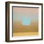 Sunset, c.1972 40/40 (gold, blue)-Andy Warhol-Framed Art Print