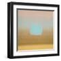 Sunset, c.1972 40/40 (gold, blue)-Andy Warhol-Framed Art Print