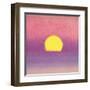 Sunset, c.1972 40/40 (lavender)-Andy Warhol-Framed Art Print