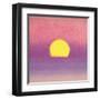 Sunset, c.1972 40/40 (lavender)-Andy Warhol-Framed Art Print