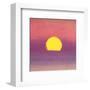 Sunset, c.1972 40/40 (lavender)-Andy Warhol-Framed Art Print