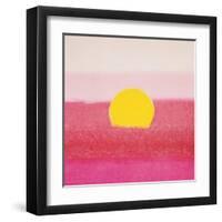 Sunset, c.1972 40/40 (pink)-Andy Warhol-Framed Art Print