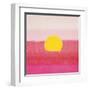 Sunset, c.1972 40/40 (pink)-Andy Warhol-Framed Art Print