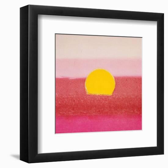 Sunset, c.1972 40/40 (pink)-Andy Warhol-Framed Art Print