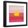 Sunset, c.1972 40/40 (pink)-Andy Warhol-Framed Art Print