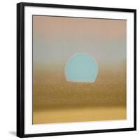 Sunset, c.1972 (gold, blue)-Andy Warhol-Framed Giclee Print