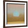 Sunset, c.1972 (gold, blue)-Andy Warhol-Framed Giclee Print