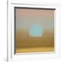 Sunset, c.1972 (gold, blue)-Andy Warhol-Framed Giclee Print