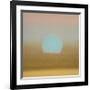 Sunset, c.1972 (gold, blue)-Andy Warhol-Framed Giclee Print