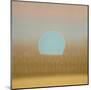 Sunset, c.1972 (gold, blue)-Andy Warhol-Mounted Giclee Print