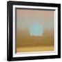 Sunset, c.1972 (gold, blue)-Andy Warhol-Framed Giclee Print