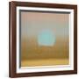 Sunset, c.1972 (gold, blue)-Andy Warhol-Framed Giclee Print