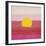 Sunset, c.1972 (hot pink, pink, yellow)-Andy Warhol-Framed Giclee Print