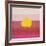 Sunset, c.1972 (hot pink, pink, yellow)-Andy Warhol-Framed Giclee Print