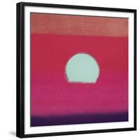 Sunset, c.1972 (hot pink, purple, red, blue)-Andy Warhol-Framed Giclee Print