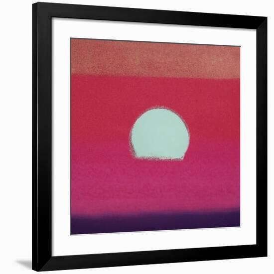 Sunset, c.1972 (hot pink, purple, red, blue)-Andy Warhol-Framed Giclee Print