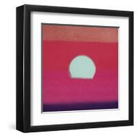 Sunset, c.1972 (hot pink, purple, red, blue)-Andy Warhol-Framed Giclee Print