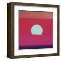 Sunset, c.1972 (hot pink, purple, red, blue)-Andy Warhol-Framed Giclee Print