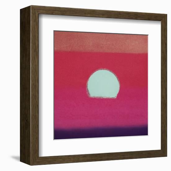 Sunset, c.1972 (hot pink, purple, red, blue)-Andy Warhol-Framed Giclee Print