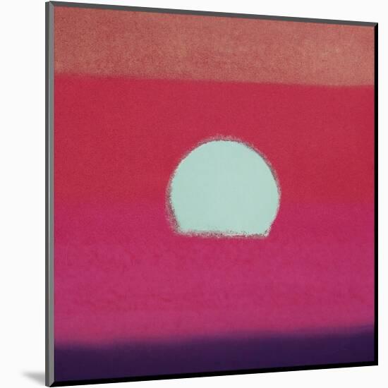 Sunset, c.1972 (hot pink, purple, red, blue)-Andy Warhol-Mounted Giclee Print