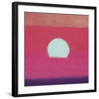 Sunset, c.1972 (hot pink, purple, red, blue)-Andy Warhol-Framed Giclee Print