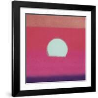 Sunset, c.1972 (hot pink, purple, red, blue)-Andy Warhol-Framed Giclee Print