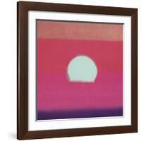 Sunset, c.1972 (hot pink, purple, red, blue)-Andy Warhol-Framed Giclee Print