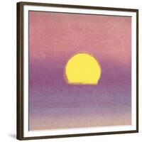 Sunset, c.1972 (pink, purple, yellow)-Andy Warhol-Framed Giclee Print