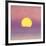 Sunset, c.1972 (pink, purple, yellow)-Andy Warhol-Framed Giclee Print