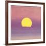 Sunset, c.1972 (pink, purple, yellow)-Andy Warhol-Framed Giclee Print