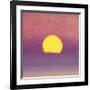 Sunset, c.1972 (pink, purple, yellow)-Andy Warhol-Framed Giclee Print