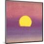 Sunset, c.1972 (pink, purple, yellow)-Andy Warhol-Mounted Giclee Print