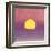 Sunset, c.1972 (pink, purple, yellow)-Andy Warhol-Framed Giclee Print