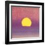 Sunset, c.1972 (pink, purple, yellow)-Andy Warhol-Framed Giclee Print