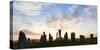 Sunset, Callanish Standing Stones, Isle of Lewis, Outer Hebrides, Scotland-Peter Adams-Stretched Canvas