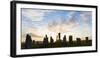 Sunset, Callanish Standing Stones, Isle of Lewis, Outer Hebrides, Scotland-Peter Adams-Framed Photographic Print