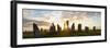 Sunset, Callanish Standing Stones, Isle of Lewis, Outer Hebrides, Scotland-Peter Adams-Framed Photographic Print