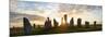 Sunset, Callanish Standing Stones, Isle of Lewis, Outer Hebrides, Scotland-Peter Adams-Mounted Photographic Print