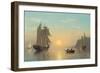 Sunset Calm in the Bay of Fundy, C.1860-William Bradford-Framed Premium Giclee Print