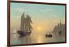 Sunset Calm in the Bay of Fundy, C.1860-William Bradford-Framed Giclee Print