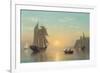 Sunset Calm in the Bay of Fundy, C.1860-William Bradford-Framed Giclee Print