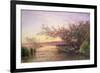 Sunset, Camargue-Felix Ziem-Framed Giclee Print