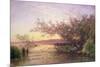 Sunset, Camargue-Felix Ziem-Mounted Giclee Print